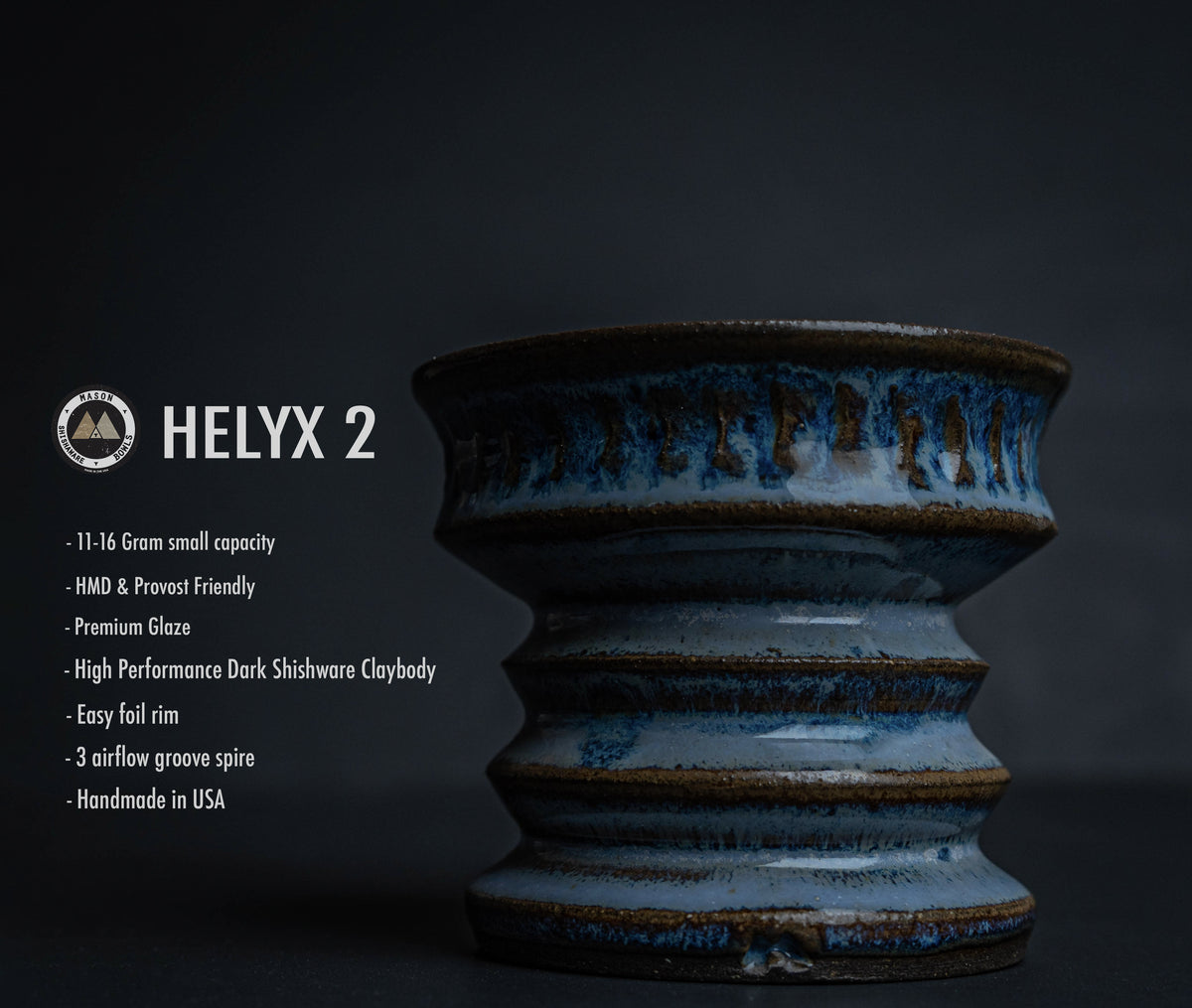 Helyx 2 Shishaware Bowl – Mason Shishaware